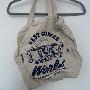 Super cute coffee bae Boston tote bag